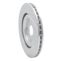 R1 17-25 Audi S8 Rear Right Drilled & Slotted Silver Brake Rotor