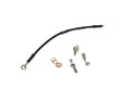 Goodridge 04-07 Harley-Davidson FLHRS Road King (w/o ABS) Clear Rear Brake Line w/Black Fittings