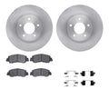 DFC 18-24 Mitsubishi Eclipse Cross Front Rotors with 5000 Advanced Brake Pads w/Hardware