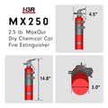 Fire Ext 2.5lb Max Out Red