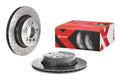 Brembo 04-10 BMW X3 Rear Premium Xtra Cross Drilled UV Coated Rotor