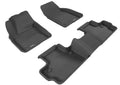 3D MAXpider 2007-2013 Volvo C30 Kagu 1st & 2nd Row Floormats - Black