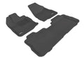 3D MAXpider 2010-2017 GMC Terrain Kagu 1st & 2nd Row Floormats - Black
