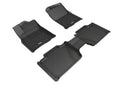 3D MAXpider 2018-2020 Toyota Tacoma Access Cab Kagu 1st & 2nd Row Floormats - Black