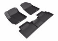 3D MAXpider 2020 Kia Soul Kagu 1st & 2nd Row Floormats - Black