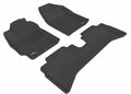 3D MAXpider 2012-2015 Toyota Prius C Kagu 1st & 2nd Row Floormats - Black