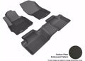 3D MAXpider 2011-2019 Mitsubishi Outlander Sport Kagu 1st & 2nd Row Floormats - Black