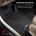 3D MAXpider 2015-2019 Subaru Legacy/Outback Kagu 1st & 2nd Row Floormats - Black