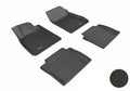 3D MAXpider 2014-2020 Chevrolet Impala Kagu 1st & 2nd Row Floormats - Black