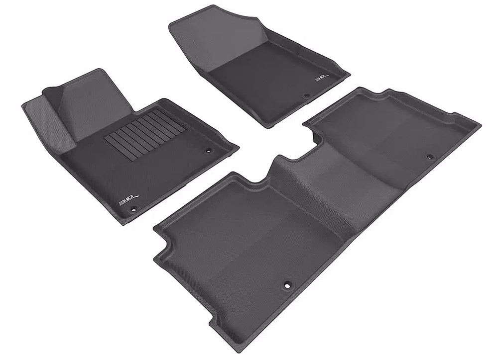 3D MAXpider 2016-2020 Kia Optima Kagu 1st & 2nd Row Floormats - Black
