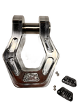 RED DUAL STAINLESS STEEL SAFETY LATCHES7/8 STAINLESS STEEL PIN FITS STANDARD BUMPER TABS UP 1 1/4
