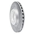 R1 01-06 BMW M3 Left Front Drilled & Slotted Geoperformance Rotor