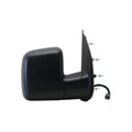 0306 FORD ECONOLINE VAN RH POWER FOLDAWAY OE MIRROR TEXTURED BLACK W/O PUDDLE LAMP DUAL GLASS
