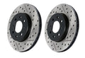 StopTech 5/93-98 Toyota Supra Turbo Left Front Slotted & Drilled Rotor