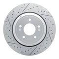 DFC 18-23 Genesis G80 Rear Right Drilled & Slotted Geoperformance Rotor
