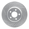 DFC 18-23 Genesis G80 Rear Right Drilled & Slotted Geoperformance Rotor