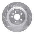 R1 Concepts Brake Rotor Drilled and Slotted Silver Fits Ford Explorer