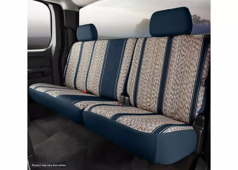 0810 F250/F350/F450/F550 SUPER DUTY TR SEAT COVER NAVY REAR SPLIT 40/60
