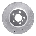 R1 13-21 BMW 230i Rear Right Drilled Black Brake Rotor