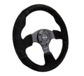 NRG Reinforced Steering Wheel (320mm) Sport/Suede Steering Wheel w/ Camo Pattern & Green Stiching