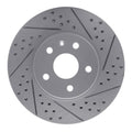 DFC 08-14 Cadillac Cts Front Right Drilled & Slotted Geoperformance Rotor