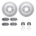 DFC 15-20 Kia Sorento Rear Geospec Rotors with 5000 Advanced Brake Pads w/Hardware