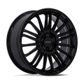 PE001 17X8 5X4.5 G-BLK MACH 40MM