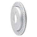 R1 02-06 Ford Expedition Rear Right Drilled & Slotted Geoperformance Rotor