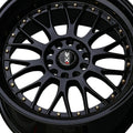 BLACK / GOLD RIVETS