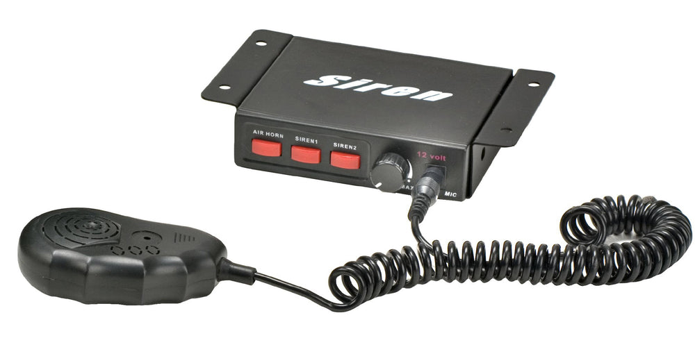 ALERT SIREN & SPEAKER SYSTEM ELECTRONIC SIREN POWERFUL (3)TONE 80WATT & PA SYSTEM