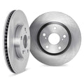 R1 99-06 BMW 323i Rear Drilled & Slotted Silver Brake Rotor Set