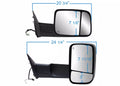 0912 DODGE RAM 1500/1012 2500/3500 RH HTD PWR FLDWY OE MIRROR BLK W/TOWING PKG
