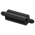 Inline Fuel Filter - #10 Billet - Black
