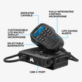 ~(10 lbs. 10X10X10)~ Micro Mobile 15 Watt GMRS Radio with Magnetic Mount Antenna