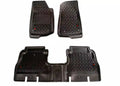 Rugged Ridge Floor Liner Front/Rear Black 2018-2020 Jeep Wrangler JL 4 Dr