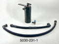 ~(5 lbs. 8X8X8)~ 14-17 Chevy 5.3 Truck SV Catch Can-Black