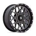 MA45 15X7 4X156 G-BLK MILL 10MM