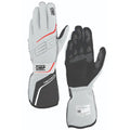 OMP TECNICA GLOVES FIA 8856-2018 RED / BLACK SZ L