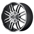 AR901 20X9 6X5.5 S-BLK MACH 20MM