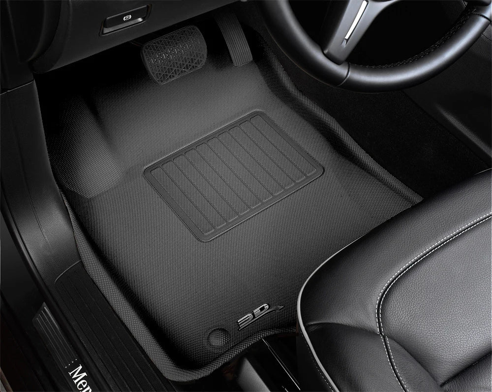 3D MAXpider 22-23 Nissan Frontier Crew Cab (w/ Subwoofer) Kagu Floor Mat Complete Set - Black
