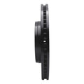 R1 06-09 Saab 9-7X Front Right Slotted Black Brake Rotor