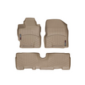 WeatherTech 07-11 Toyota Yaris Front and Rear Floorliners - Tan