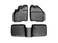 WeatherTech 05-07 Ford Five Hundred Front and Rear Floorliners - Black