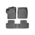WeatherTech 14+ Honda Civic Front and Rear FloorLiners-Black Fits Coupe Only