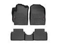 WeatherTech 2019+ Hyundai Veloster Front and Rear FloorLiner - Black