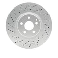 R1 Concepts GEOSPEC Coated Rotor - Drilled Fits Mercedes-Benz S600
