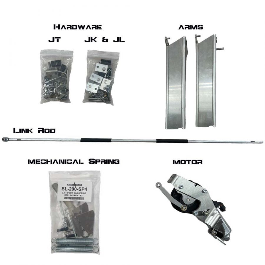 JK 4 Door Passenger Side Rebuild Kits for Gen2 Step Sliders