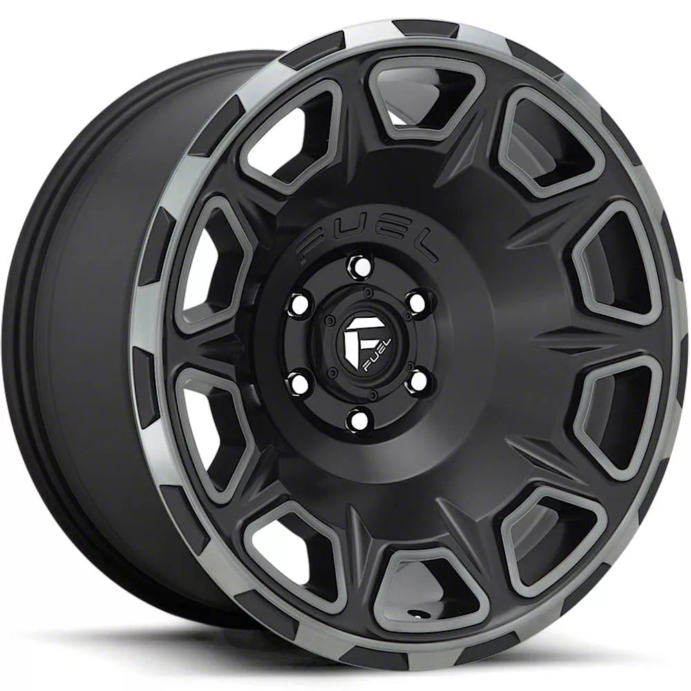 ~(44 lbs. 20X20X12)~ VENGEANCE 17x9 6x139.70 MATTE BLACK DOUBLE DARK TINT (-12 mm)