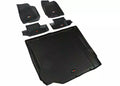 Rugged Ridge Floor Liner Front/Rear/Cargo Black 2007-2010 Jeep Wrangler JK 2 Dr