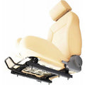 ~(10 lbs. 17X16X4)~ Seat Adaptor/Slider Passenger side Black Jeep 03-06 Wrangler; Passenger side